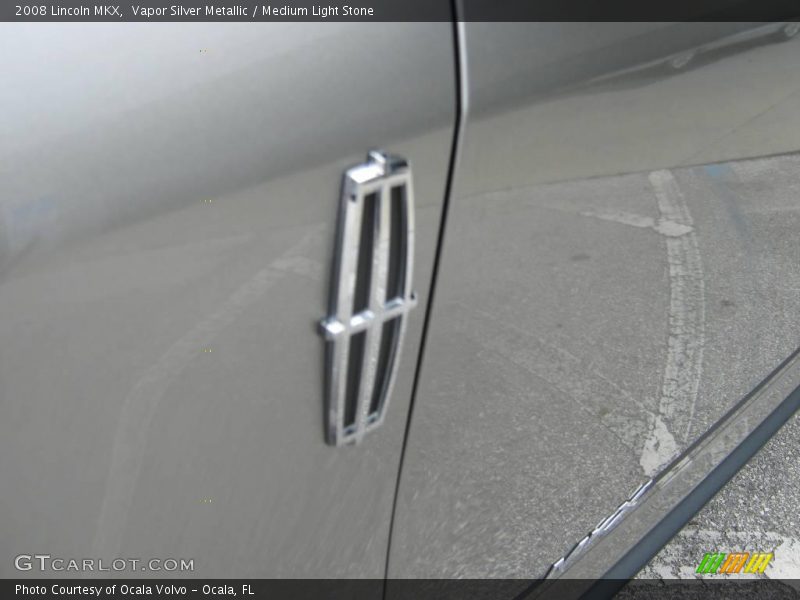 Vapor Silver Metallic / Medium Light Stone 2008 Lincoln MKX