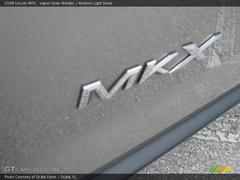 Vapor Silver Metallic / Medium Light Stone 2008 Lincoln MKX