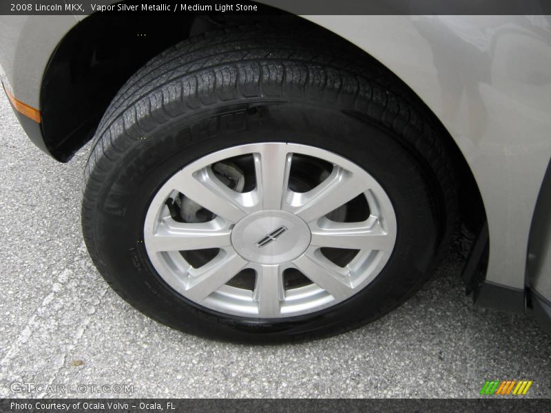 Vapor Silver Metallic / Medium Light Stone 2008 Lincoln MKX