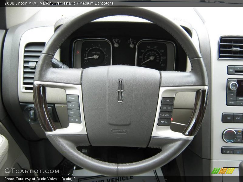 Vapor Silver Metallic / Medium Light Stone 2008 Lincoln MKX