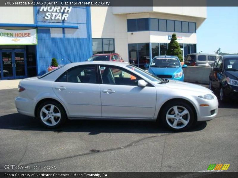 Glacier Silver Metallic / Gray 2006 Mazda MAZDA6 s Sedan
