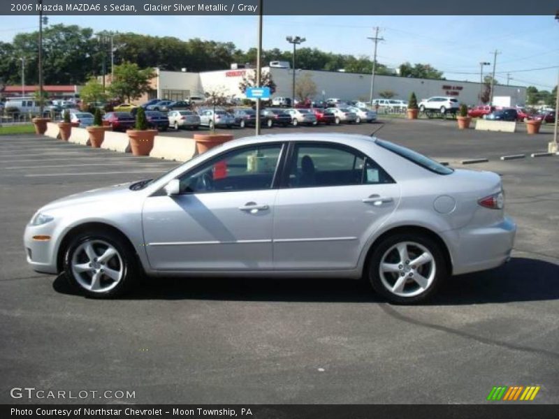 Glacier Silver Metallic / Gray 2006 Mazda MAZDA6 s Sedan