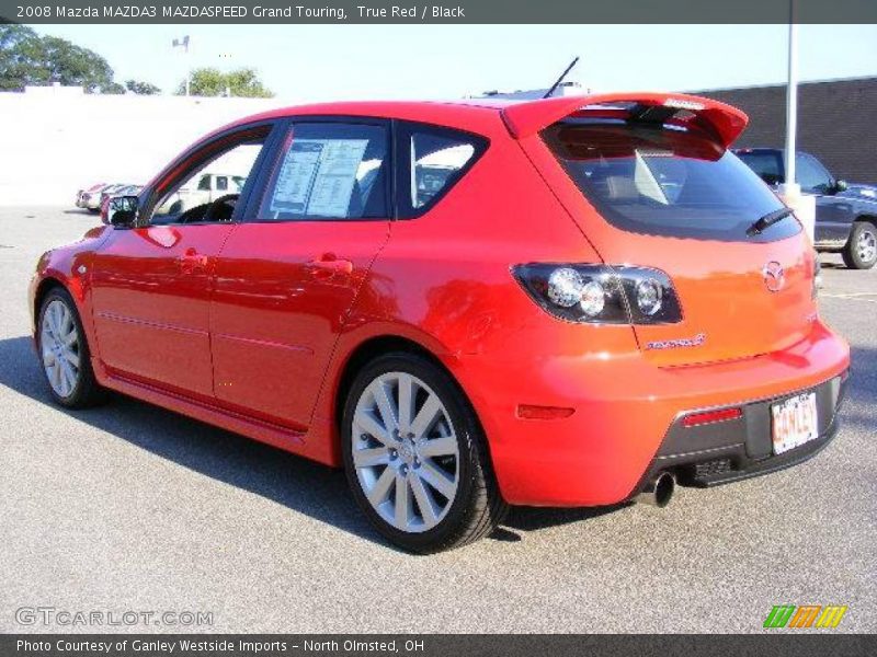 True Red / Black 2008 Mazda MAZDA3 MAZDASPEED Grand Touring