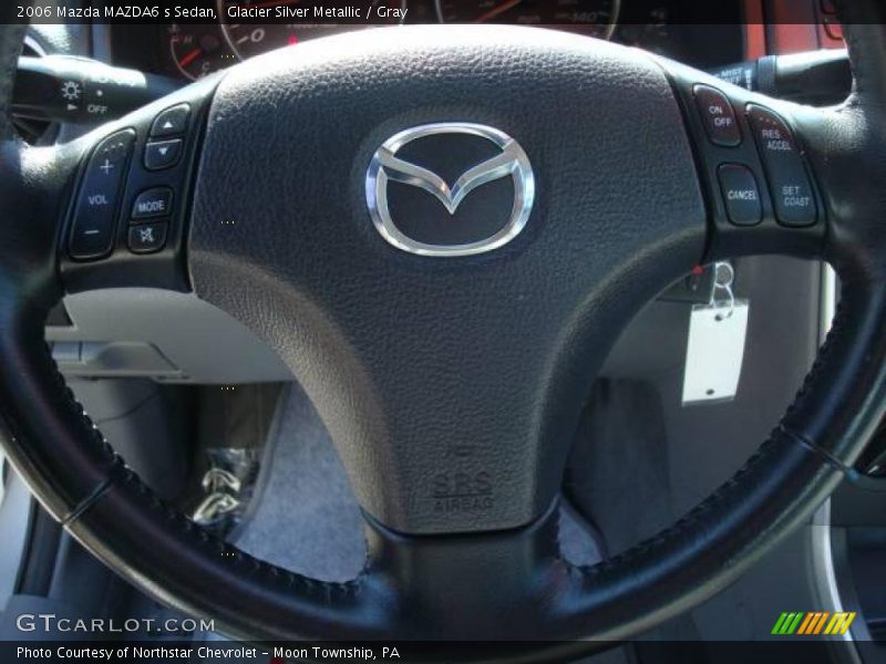 Glacier Silver Metallic / Gray 2006 Mazda MAZDA6 s Sedan