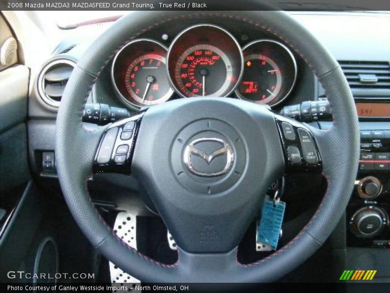 True Red / Black 2008 Mazda MAZDA3 MAZDASPEED Grand Touring