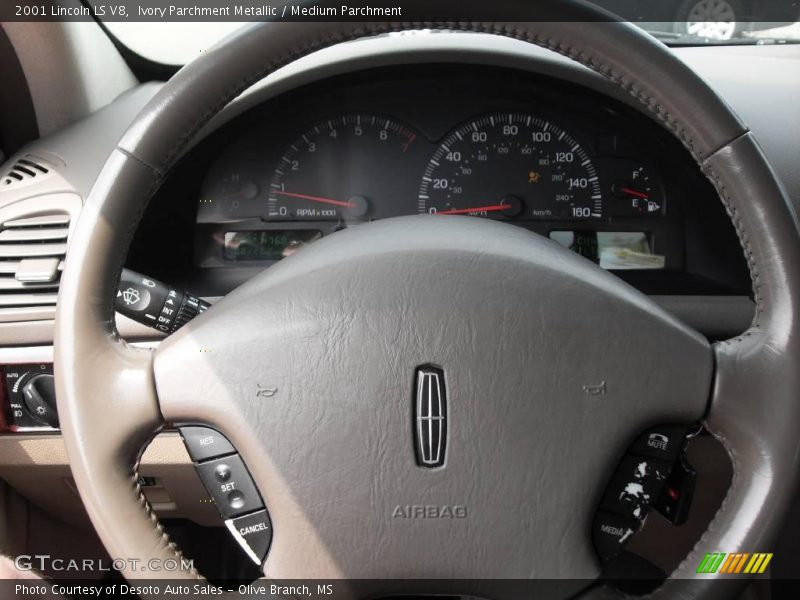 Ivory Parchment Metallic / Medium Parchment 2001 Lincoln LS V8