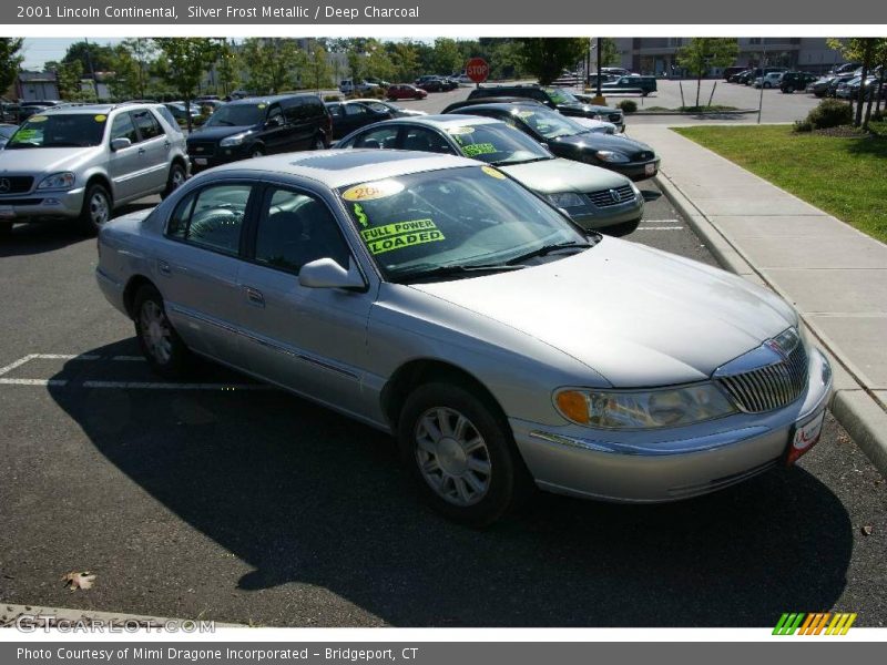 Silver Frost Metallic / Deep Charcoal 2001 Lincoln Continental