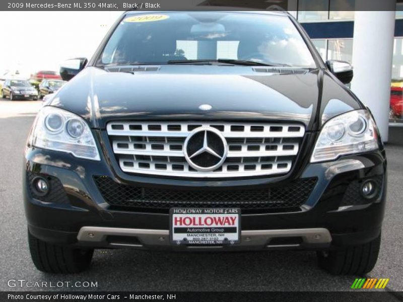 Black / Black 2009 Mercedes-Benz ML 350 4Matic