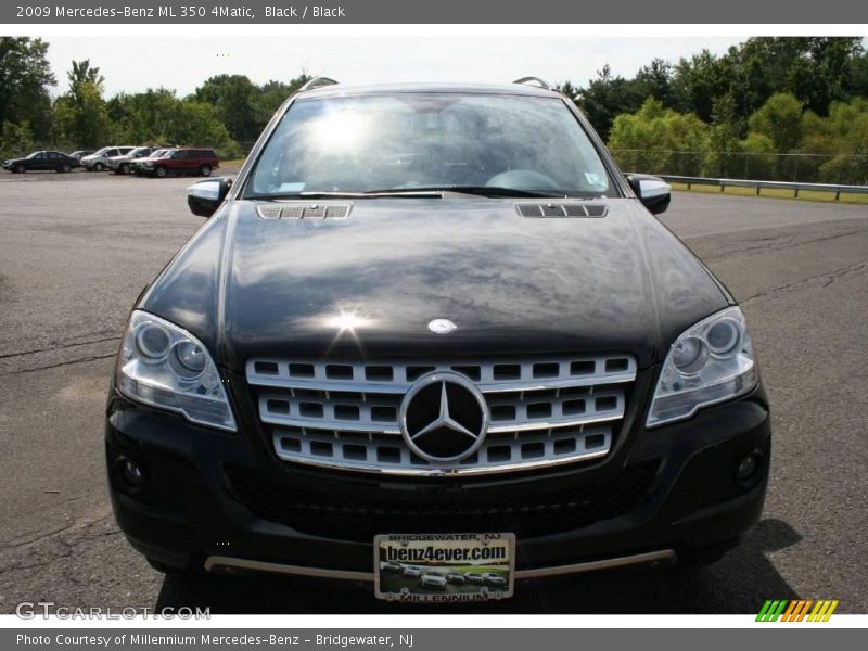 Black / Black 2009 Mercedes-Benz ML 350 4Matic