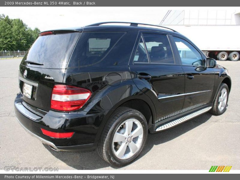 Black / Black 2009 Mercedes-Benz ML 350 4Matic