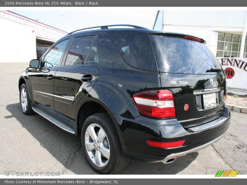 Black / Black 2009 Mercedes-Benz ML 350 4Matic