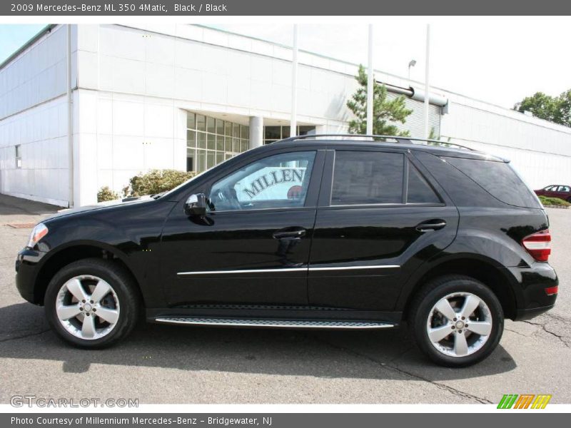 Black / Black 2009 Mercedes-Benz ML 350 4Matic