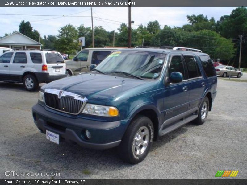 Dark Evergreen Metallic / Medium Graphite 1998 Lincoln Navigator 4x4