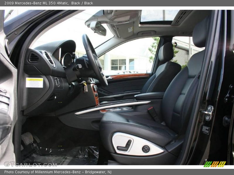 Black / Black 2009 Mercedes-Benz ML 350 4Matic