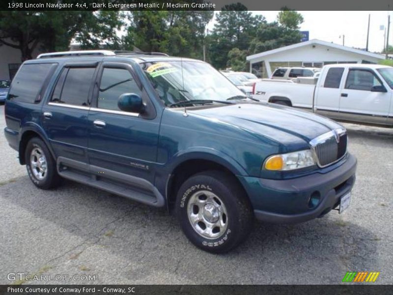 Dark Evergreen Metallic / Medium Graphite 1998 Lincoln Navigator 4x4
