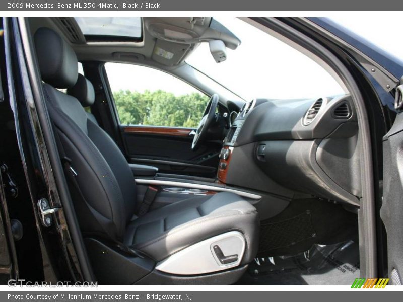 Black / Black 2009 Mercedes-Benz ML 350 4Matic