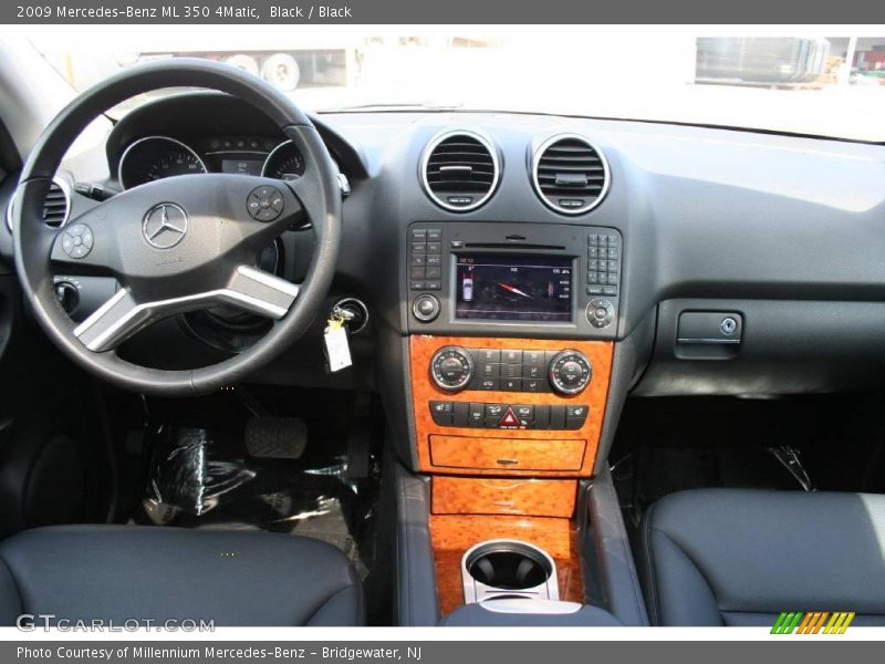 Black / Black 2009 Mercedes-Benz ML 350 4Matic