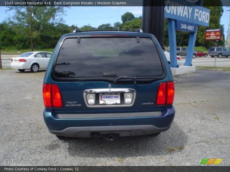 Dark Evergreen Metallic / Medium Graphite 1998 Lincoln Navigator 4x4