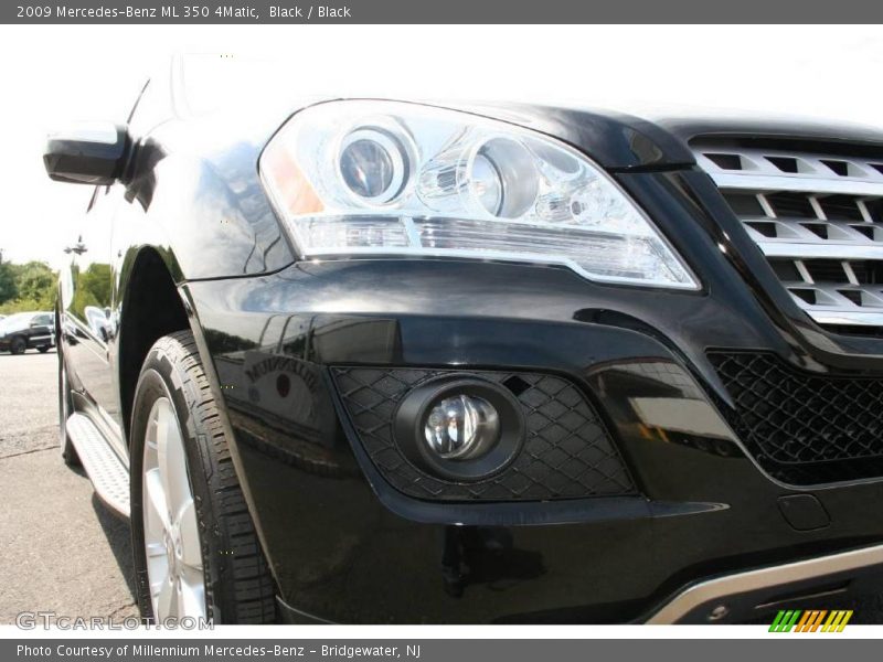 Black / Black 2009 Mercedes-Benz ML 350 4Matic