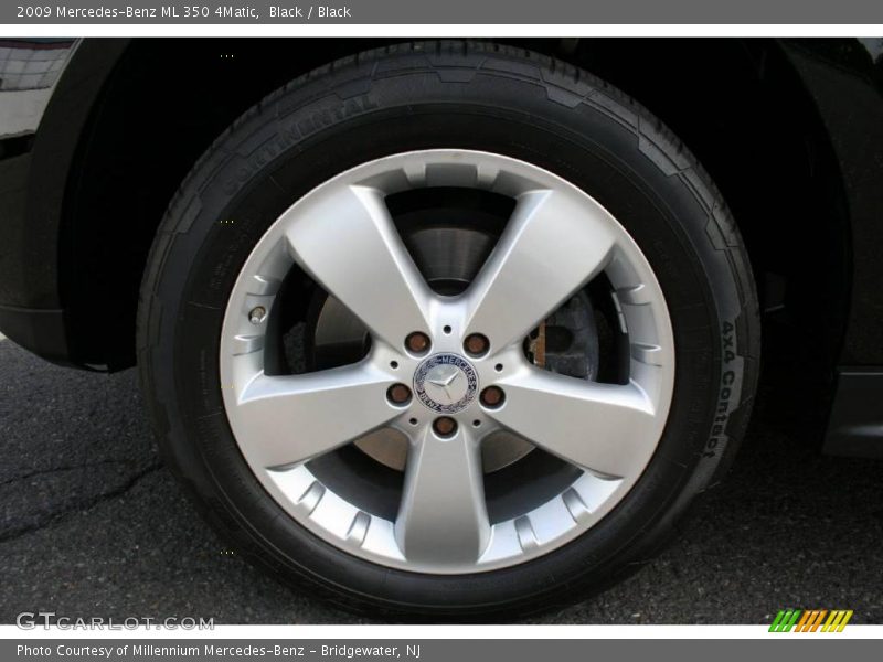 Black / Black 2009 Mercedes-Benz ML 350 4Matic