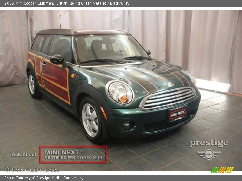 British Racing Green Metallic / Black/Grey 2009 Mini Cooper Clubman