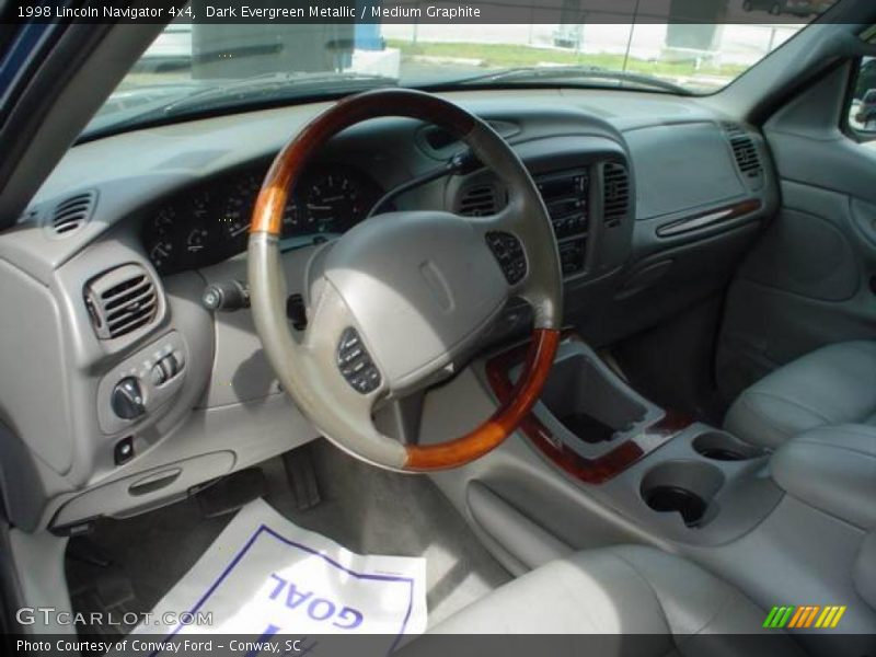 Dark Evergreen Metallic / Medium Graphite 1998 Lincoln Navigator 4x4