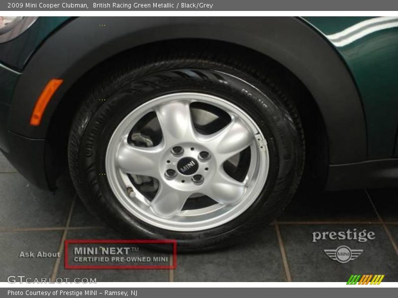 British Racing Green Metallic / Black/Grey 2009 Mini Cooper Clubman