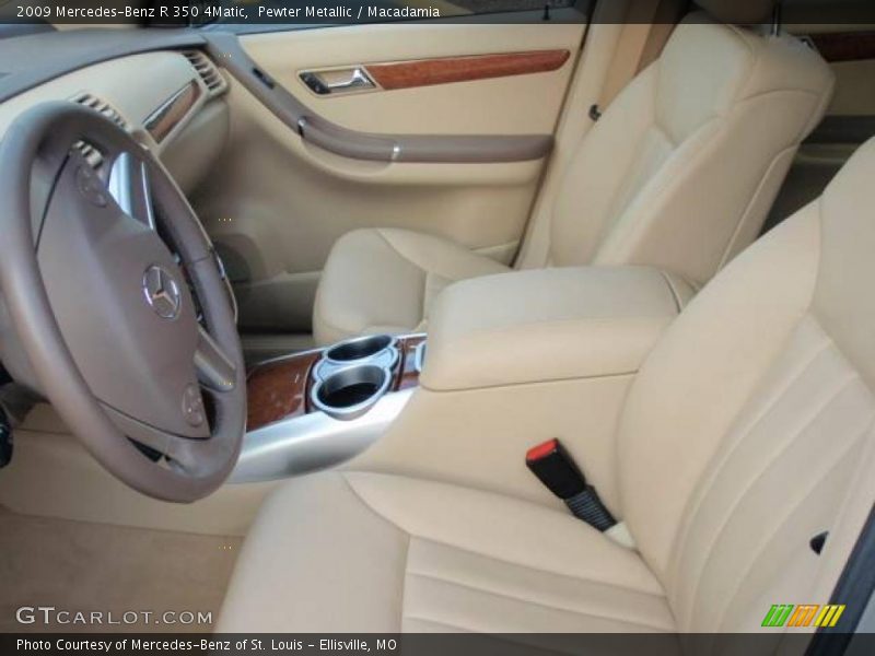 Pewter Metallic / Macadamia 2009 Mercedes-Benz R 350 4Matic
