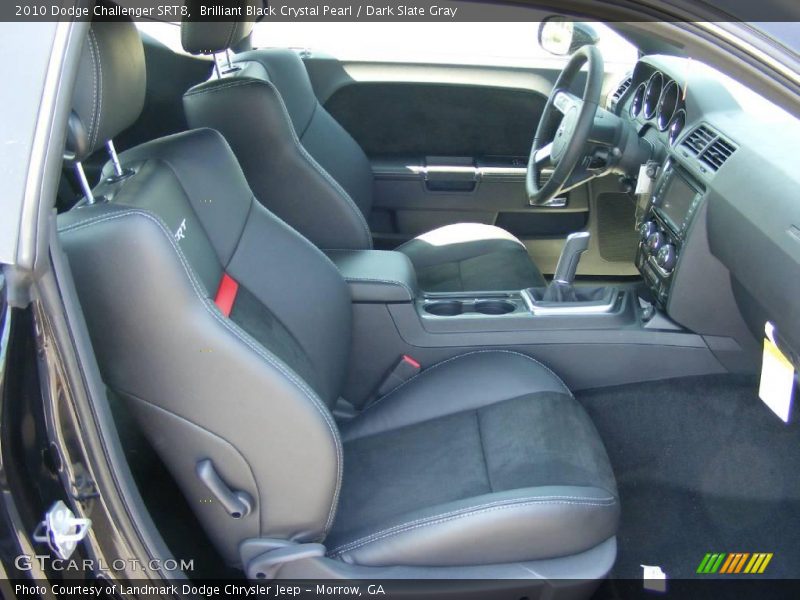 Brilliant Black Crystal Pearl / Dark Slate Gray 2010 Dodge Challenger SRT8
