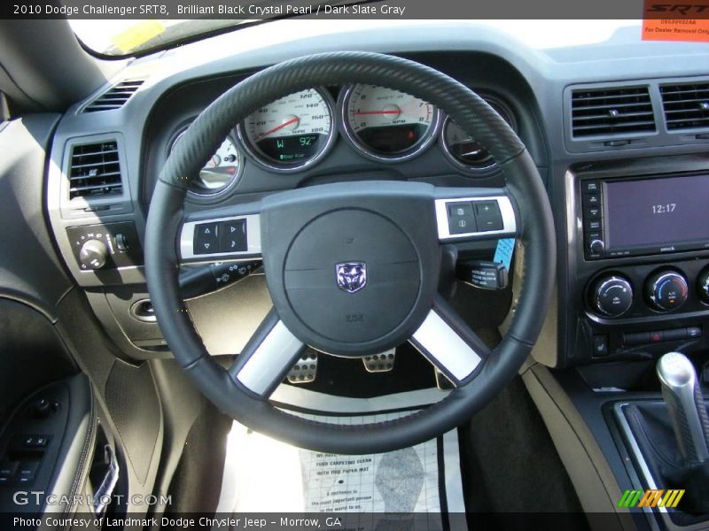 Brilliant Black Crystal Pearl / Dark Slate Gray 2010 Dodge Challenger SRT8