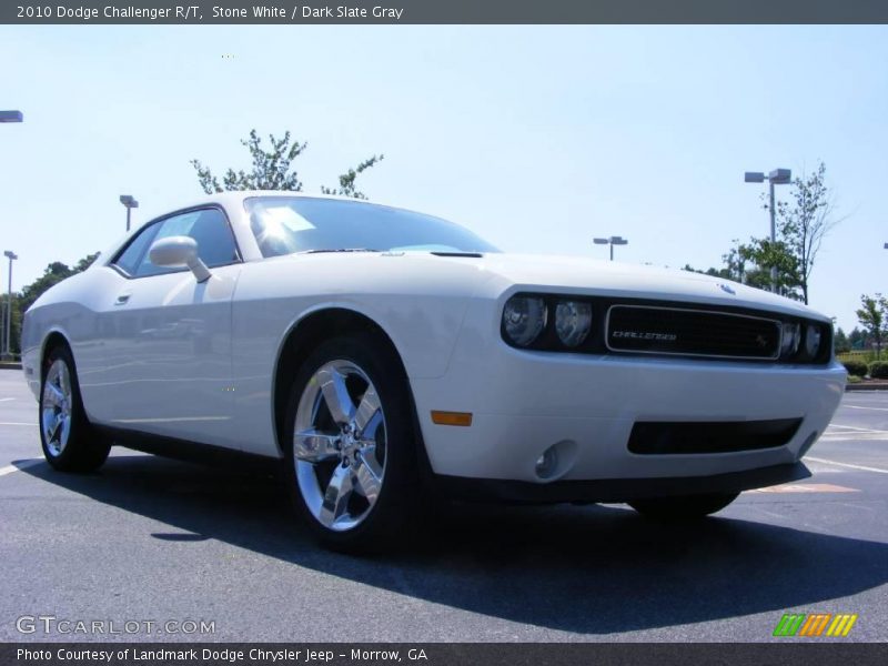 Stone White / Dark Slate Gray 2010 Dodge Challenger R/T