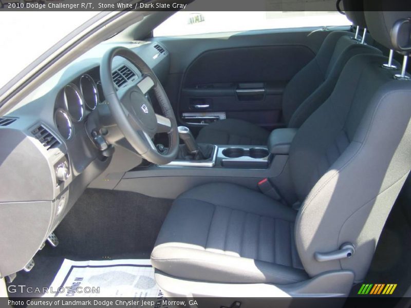 Stone White / Dark Slate Gray 2010 Dodge Challenger R/T