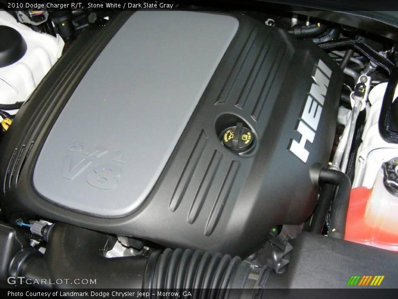 Stone White / Dark Slate Gray 2010 Dodge Charger R/T