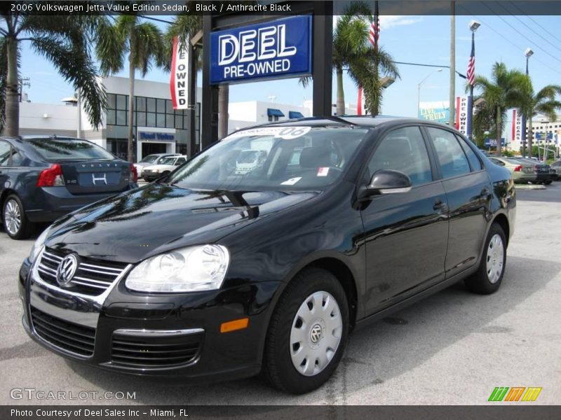 Black / Anthracite Black 2006 Volkswagen Jetta Value Edition Sedan