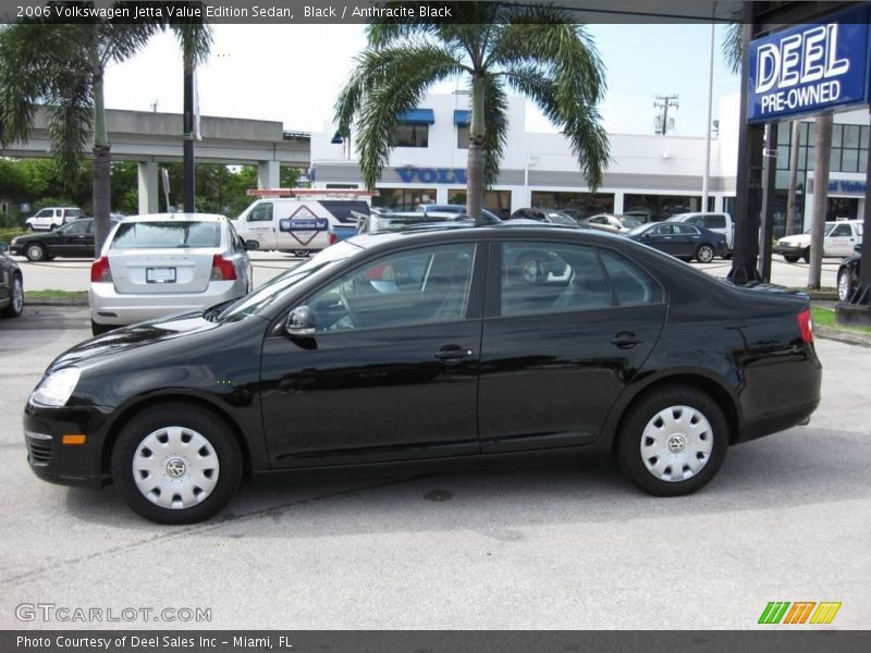 Black / Anthracite Black 2006 Volkswagen Jetta Value Edition Sedan