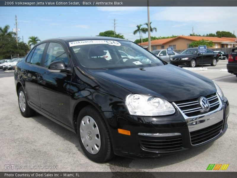 Black / Anthracite Black 2006 Volkswagen Jetta Value Edition Sedan