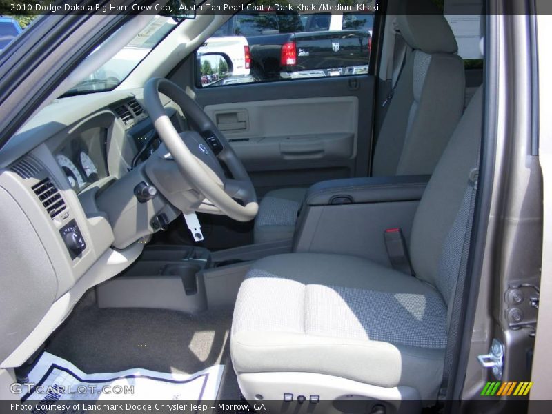 Austin Tan Pearl Coat / Dark Khaki/Medium Khaki 2010 Dodge Dakota Big Horn Crew Cab