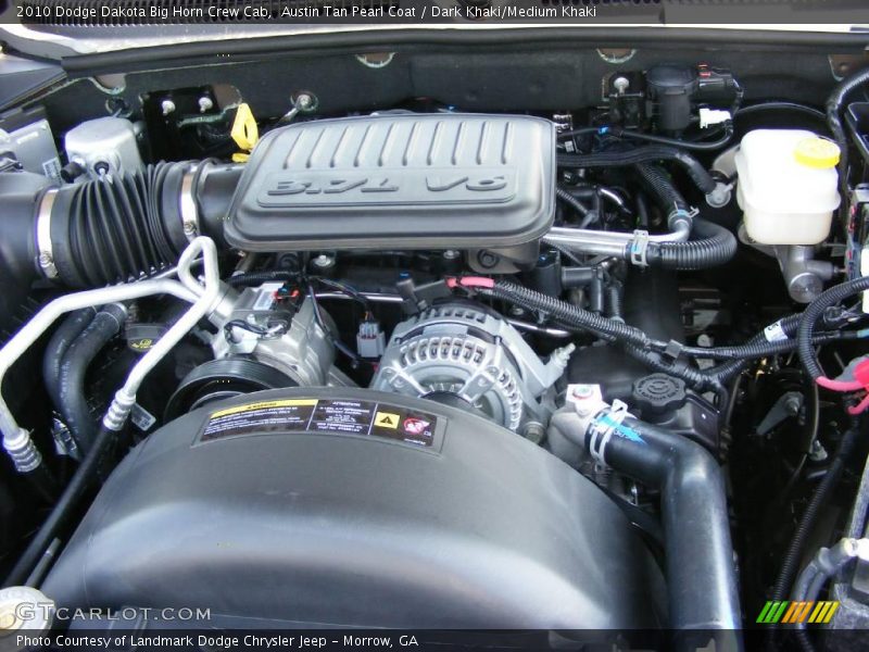 Austin Tan Pearl Coat / Dark Khaki/Medium Khaki 2010 Dodge Dakota Big Horn Crew Cab