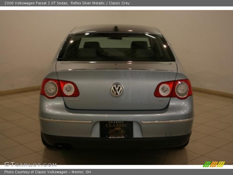 Reflex Silver Metallic / Classic Grey 2006 Volkswagen Passat 2.0T Sedan
