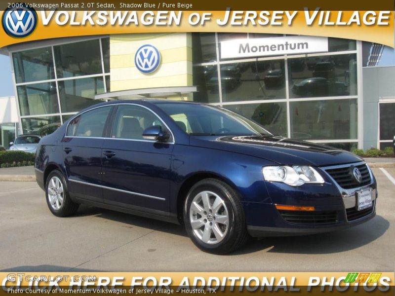 Shadow Blue / Pure Beige 2006 Volkswagen Passat 2.0T Sedan
