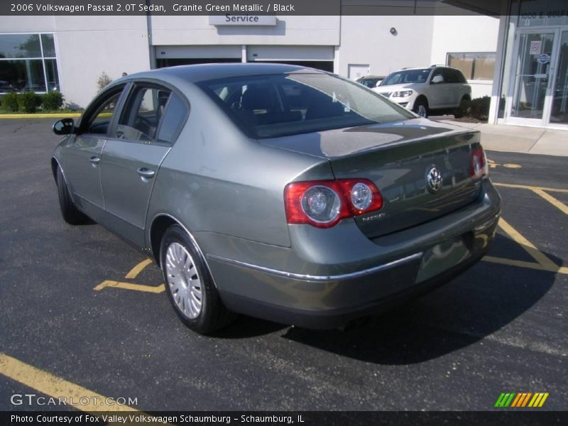 Granite Green Metallic / Black 2006 Volkswagen Passat 2.0T Sedan