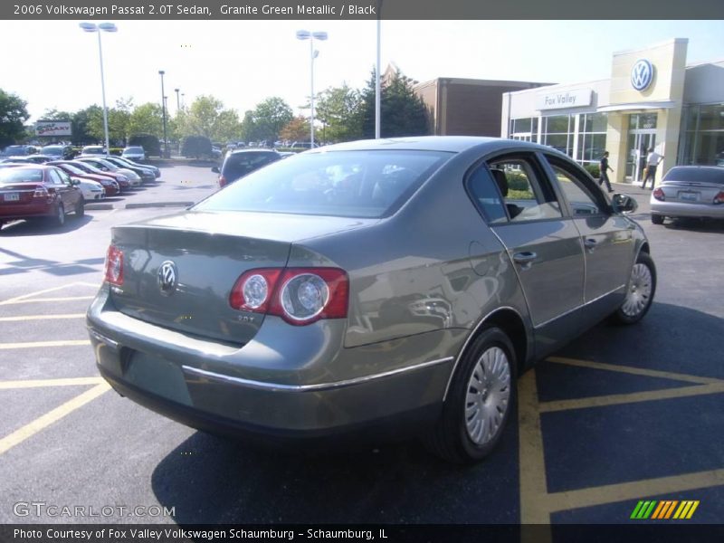 Granite Green Metallic / Black 2006 Volkswagen Passat 2.0T Sedan