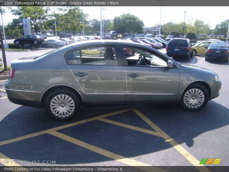Granite Green Metallic / Black 2006 Volkswagen Passat 2.0T Sedan