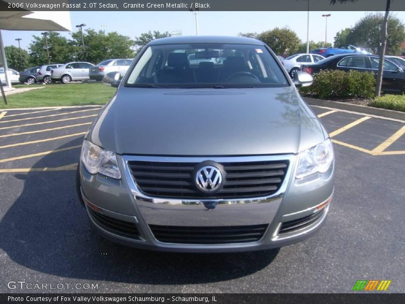 Granite Green Metallic / Black 2006 Volkswagen Passat 2.0T Sedan