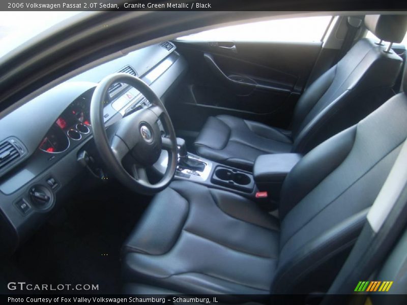 Granite Green Metallic / Black 2006 Volkswagen Passat 2.0T Sedan