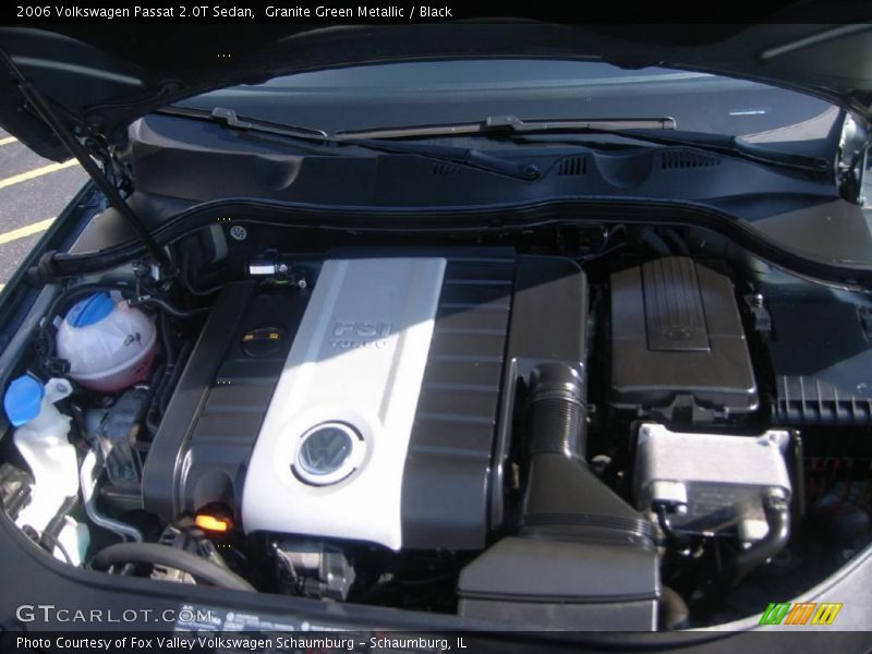 Granite Green Metallic / Black 2006 Volkswagen Passat 2.0T Sedan
