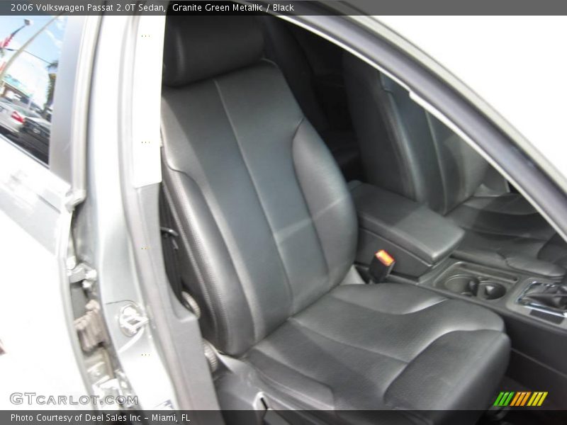 Granite Green Metallic / Black 2006 Volkswagen Passat 2.0T Sedan