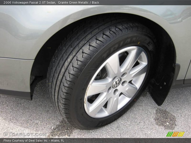 Granite Green Metallic / Black 2006 Volkswagen Passat 2.0T Sedan