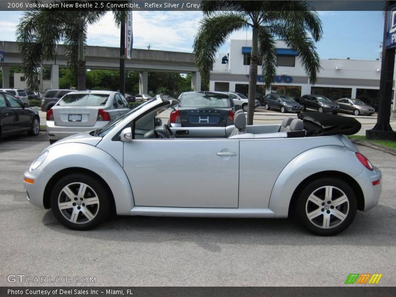 Reflex Silver / Grey 2006 Volkswagen New Beetle 2.5 Convertible