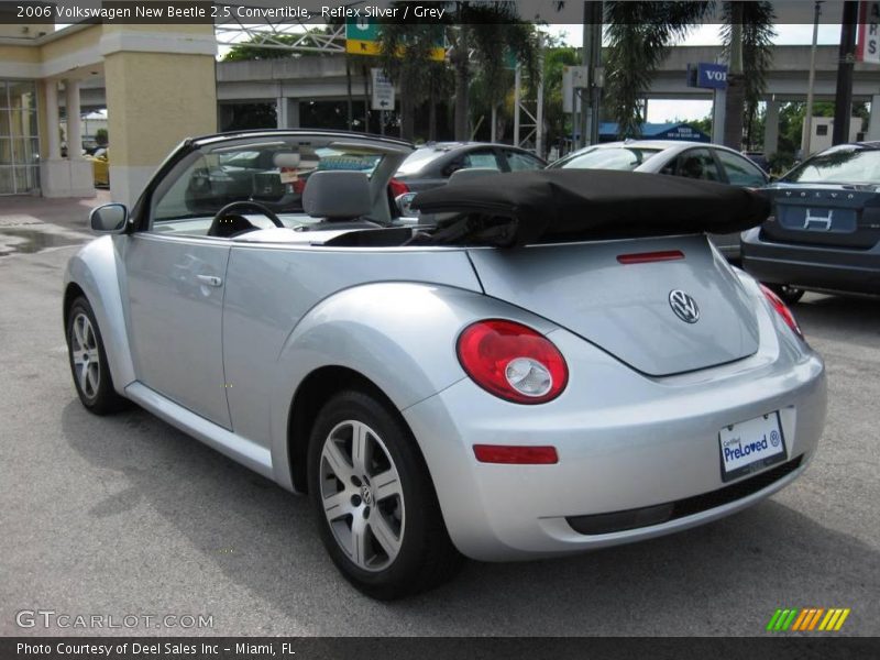 Reflex Silver / Grey 2006 Volkswagen New Beetle 2.5 Convertible
